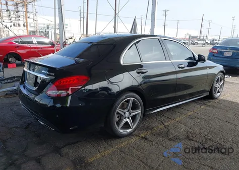 2016 Mercedes-Benz C 300 Sport from USA, damaged, VIN 55SWF4JB1GU161211